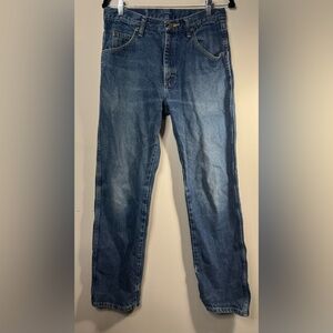 Wrangler Men’s Classic Blue Denim Jeans 31 x 32 Cotton